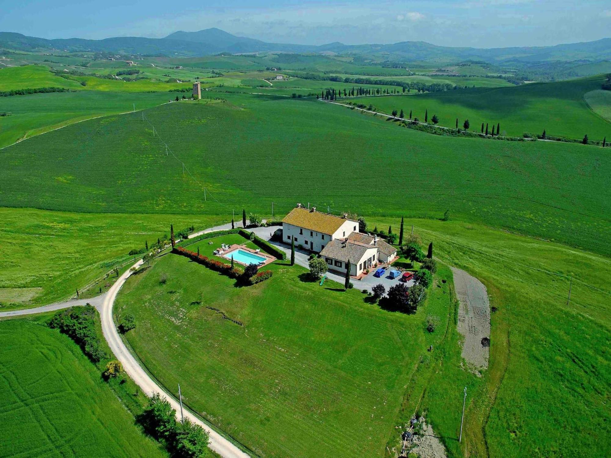 Modern Farmhouse In Pienza With Pool Екстериор снимка